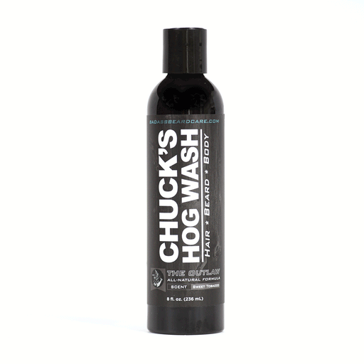 Badass Beard Care Chuck's Hog Wash - The Outlaw HOG WASH Dark Slate Gray BABC