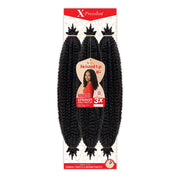 VIP Extensions Outre Crochet Braids X-Pression Twisted Up 3X Springy Afro Twist 24" Hair Extension Black 1,1B,2,4,27,30,613