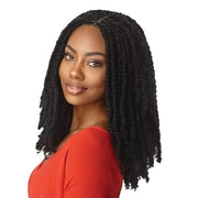 VIP Extensions Outre Crochet Braids X-Pression Twisted Up 3X Springy Afro Twist 24" Hair Extension White Smoke 1,1B,2,4,27,30,613