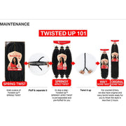 VIP Extensions Outre Crochet Braids X-Pression Twisted Up 3X Springy Afro Twist 24" Hair Extension White Smoke 1,1B,2,4,27,30,613