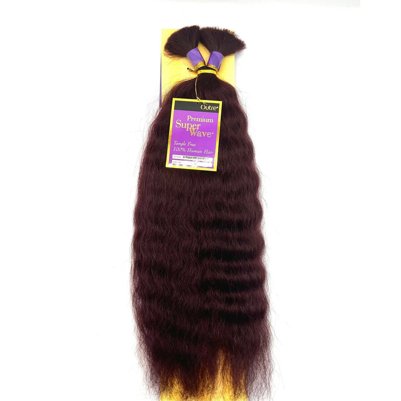 VIP Extensions Outre Premium Super Wave Bulk 18'' Hair Extension White Smoke