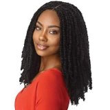 VIP Extensions Outre X-Pression Twisted Up Springy Afro Twist 16", Color 1 Hair Extension White Smoke