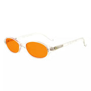 eyekeeper.com Stylish Oval Blue Light Blocking Eyeglasses for Kids DSK01 Eyeglasses White Smoke Yellow / without magnification,Yellow Black / without magnification