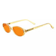 eyekeeper.com Oval Blue Light Blocking Eyeglasses for Kids DSK01 Eyeglasses White Smoke Champagne / without magnification