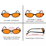 eyekeeper.com Oval Blue Light Blocking Eyeglasses for Kids DSK01 Eyeglasses White Smoke Blue / without magnification,Blue White / without magnification,Champagne / without magnification,Clear / without magnification,Red Black / without magnification,White Pink / without magnification,Yellow / without magnification,Yellow Black / without magn