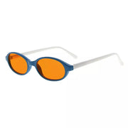 eyekeeper.com Stylish Oval Blue Light Blocking Eyeglasses for Kids DSK01 Eyeglasses White Smoke Yellow / without magnification,Yellow Black / without magnification
