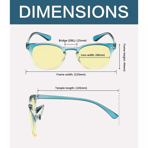 eyekeeper.com Oval Blue Light Blocking Reading Glasses 5-TMCG144 Eyeglasses White Smoke Blue / +0.50,Blue / +0.75,Blue / +1.00,Blue / +1.25,Blue / +1.50,Blue / +1.75,Blue / +2.00,Blue / +2.25,Brown / +0.75,Brown / +1.00,Brown / +1.50,Brown / +1.75,Brown / +2.00,Brown / +2.25,Brown / +2.50,Green / +0.50,Green / +0.75,Green / +1.00,Green / +1.