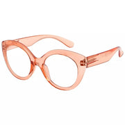 eyekeeper.com Oval Cat-eye Glasses for Women Chic Eyeglasses R2012 Eyeglasses White Smoke Pink / without magnification,Pink / +0.50,Pink / +0.75,Pink / +1.00,Pink / +1.25,Pink / +1.50,Pink / +1.75,Pink / +2.00,Pink / +2.25,Pink / +2.50,Pink / +2.75,Pink / +3.00,Pink / +3.50,Pink / +4.00