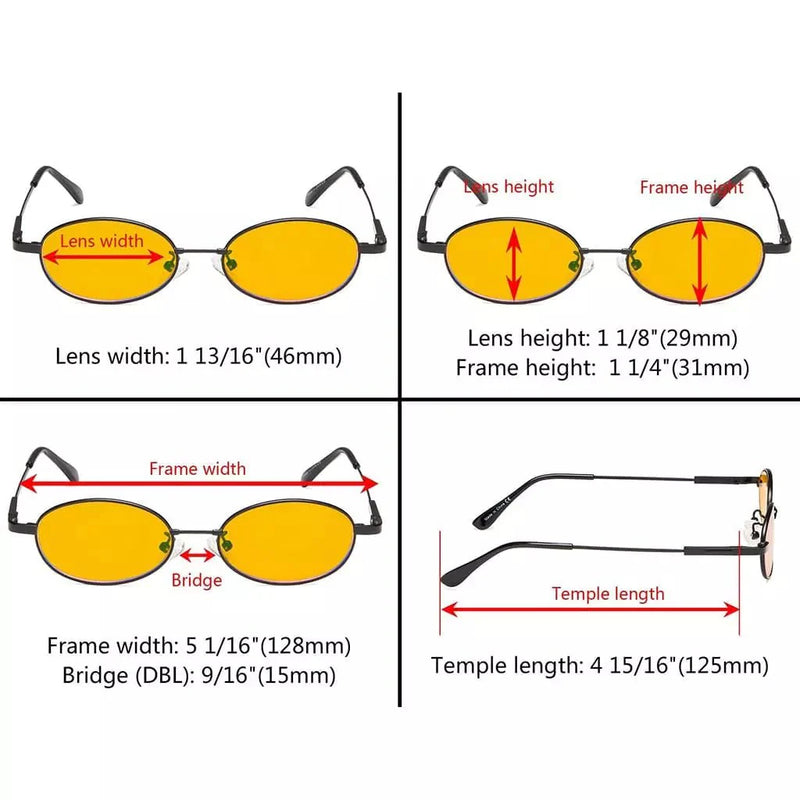 eyekeeper.com Oval Metal Frame Blue Light Blocking Eyeglasses Kids DSK1803 Eyeglasses White Smoke Silver / without magnification,Red / without magnification,Purple / without magnification,Gunmetal / without magnification,Gold / without magnification,Brown / without magnification,Blue / without magnification,Black / without magnification