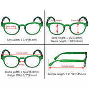eyekeeper.com Oval Stain Rainbow Color Reading Glasses R124 Eyeglasses Dark Slate Gray Orange / +0.50,Orange / +0.75,Orange / +1.00,Orange / +1.25,Orange / +1.50,Orange / +1.75,Orange / +2.00,Orange / +2.25,Orange / +2.50,Orange / +2.75,Orange / +3.00,Orange / +3.50,Orange / +4.00,Rose Red / +0.50,Rose Red / +0.75,Rose Red / +1.00,Rose Red