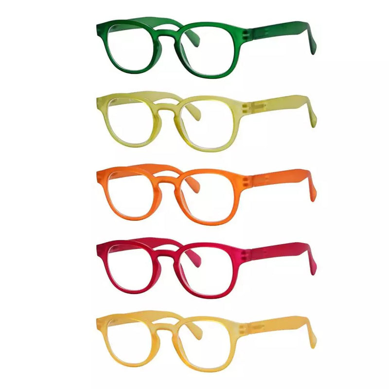 eyekeeper.com Oval Stain Rainbow Color Reading Glasses R124 Eyeglasses Beige 5 Pairs Mix / +0.50,5 Pairs Mix / +0.75,5 Pairs Mix / +1.00,5 Pairs Mix / +1.25,5 Pairs Mix / +1.50,5 Pairs Mix / +1.75,5 Pairs Mix / +2.00,5 Pairs Mix / +2.25,5 Pairs Mix / +2.50,5 Pairs Mix / +2.75,5 Pairs Mix / +3.00,5 Pairs Mix / +3.50,5 Pairs Mix / +