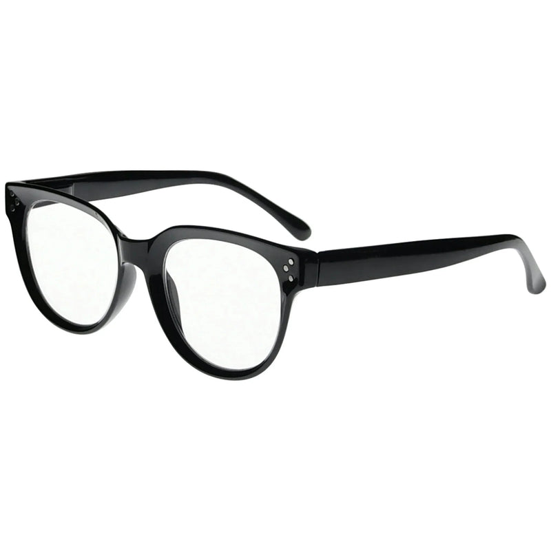 eyekeeper.com Thicker Frame Stylish Reading Glasses R9110 Eyeglasses White Smoke Black / without magnification,Black / +0.50,Black / +0.75,Black / +1.00,Black / +1.25,Black / +1.50,Black / +1.75,Black / +2.00,Black / +2.25,Black / +2.50,Black / +3.00,Black / +3.50