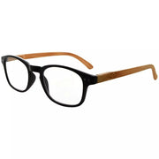 eyekeeper.com Oval Stylish Wood-Grain Printed Arms Reading Glasses R034 Eyeglasses White Smoke Black / +0.50,Black / +0.75,Black / +1.00,Black / +1.25,Black / +1.50,Black / +1.75,Black / +2.00,Black / +2.25,Black / +2.50,Black / +2.75,Black / +3.00,Black / +3.50,Black / +4.00