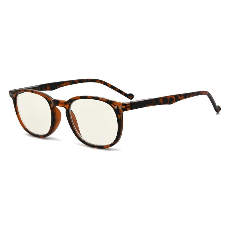 eyekeeper.com Oval Vintage Blue Light Blocking Reading Glasses CG065 Eyeglasses Antique White Tortoise / without magnification,Tortoise / +0.75,Tortoise / +1.00