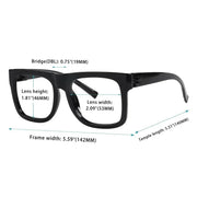 eyekeeper.com Large Frame 30% Blue Light Blocking Metalless Screwless Glasses R2316-B15 Eyeglasses White Smoke Black / without magnification,Clear / without magnification,Green / without magnification,Tortoise / without magnification,Yellow / without magnification,Red / without magnification