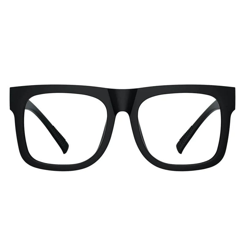 eyekeeper.com Large Frame 30% Blue Light Blocking Metalless Screwless Glasses R2316-B15 Eyeglasses White Smoke Black / without magnification