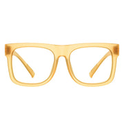 eyekeeper.com Large Frame 30% Blue Light Blocking Metalless Screwless Glasses R2316-B15 Eyeglasses White Smoke Yellow / without magnification