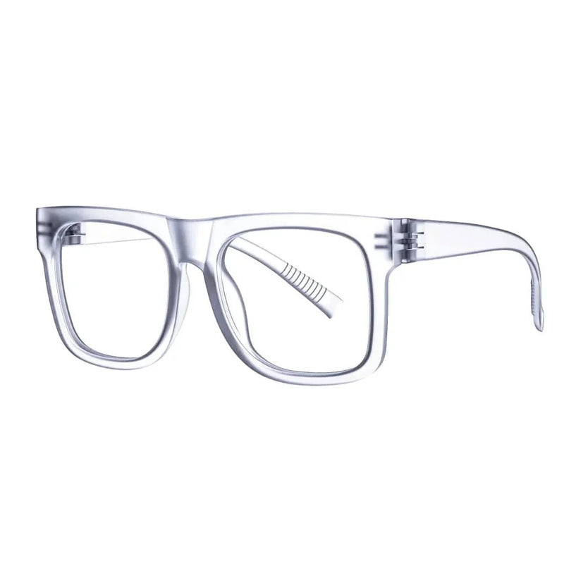 eyekeeper.com Large Frame 30% Blue Light Blocking Metalless Screwless Glasses R2316-B15 Eyeglasses White Smoke Black / without magnification,Clear / without magnification,Green / without magnification,Tortoise / without magnification,Yellow / without magnification,Red / without magnification