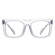 eyekeeper.com Large Frame 30% Blue Light Blocking Metalless Screwless Glasses R2316-B15 Eyeglasses White Smoke Clear / without magnification