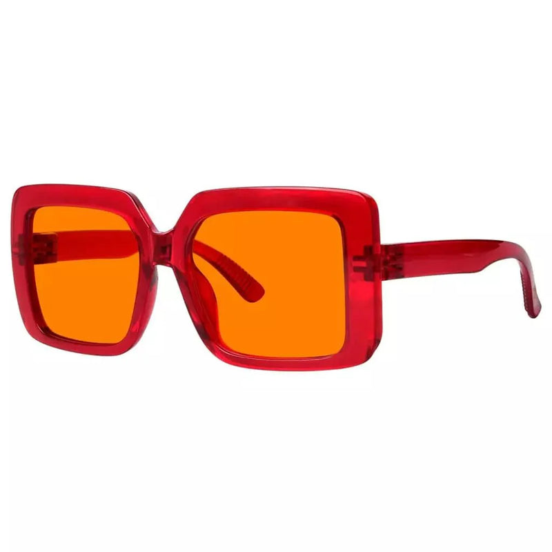eyekeeper.com Oversized 100% Blue Blocking Glasses Orange Lens Metalless Screwless R2311-B98 Eyeglasses White Smoke Black / without magnification,Light Blue / without magnification,Green / without magnification,Rose / without magnification,Red / without magnification,Purple Red / without magnification