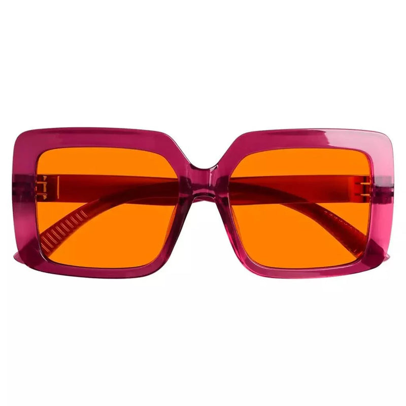 eyekeeper.com Oversized 100% Blue Blocking Glasses Orange Lens Metalless Screwless R2311-B98 Eyeglasses White Smoke Black / without magnification,Light Blue / without magnification,Green / without magnification,Rose / without magnification,Red / without magnification,Purple Red / without magnification