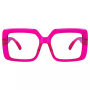 eyekeeper.com Oversized 30% Blue Light Blocking Glasses Metalless Screwless Eyewear R2311-B15 Eyeglasses White Smoke Rose / without magnification