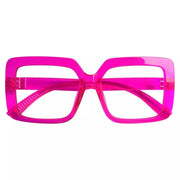 eyekeeper.com Oversized 30% Blue Light Blocking Glasses Metalless Screwless Eyewear R2311-B15 Eyeglasses White Smoke Black / without magnification,Light Blue / without magnification,Green / without magnification,Rose / without magnification,Red / without magnification,Purple Red / without magnification