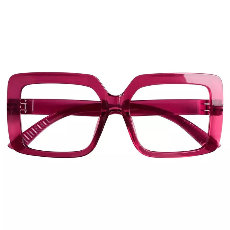 eyekeeper.com Oversized 30% Blue Light Blocking Glasses Metalless Screwless Eyewear R2311-B15 Eyeglasses White Smoke Black / without magnification,Light Blue / without magnification,Green / without magnification,Rose / without magnification,Red / without magnification,Purple Red / without magnification