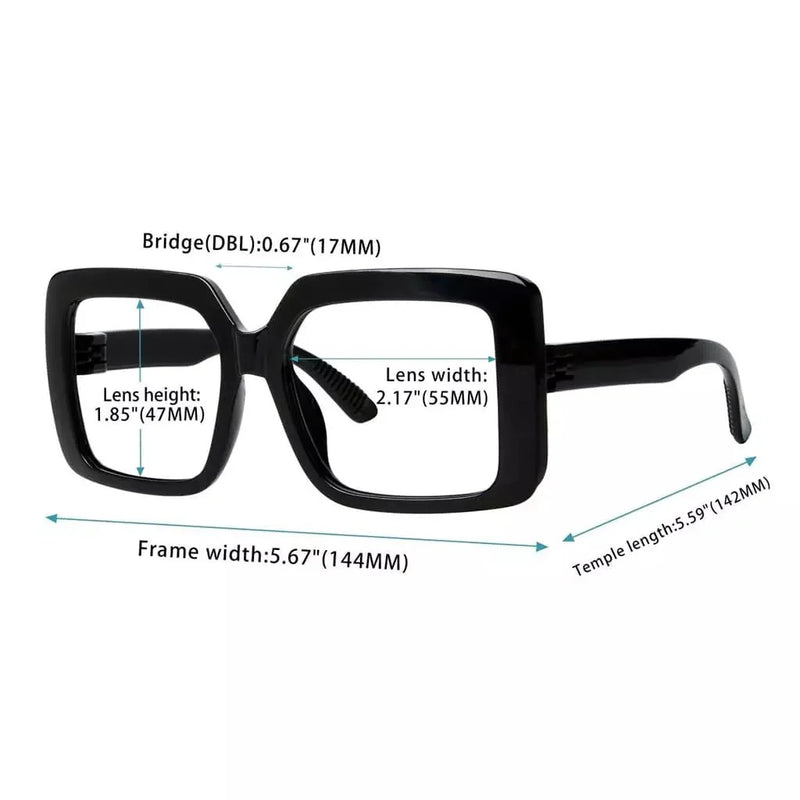 eyekeeper.com Oversized 30% Blue Light Blocking Glasses Metalless Screwless Eyewear R2311-B15 Eyeglasses White Smoke Black / without magnification,Light Blue / without magnification,Green / without magnification,Rose / without magnification,Red / without magnification,Purple Red / without magnification