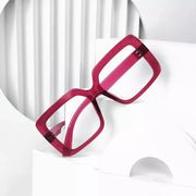 eyekeeper.com Oversized 30% Blue Light Blocking Glasses Metalless Screwless Eyewear R2311-B15 Eyeglasses White Smoke Black / without magnification,Light Blue / without magnification,Green / without magnification,Rose / without magnification,Red / without magnification,Purple Red / without magnification