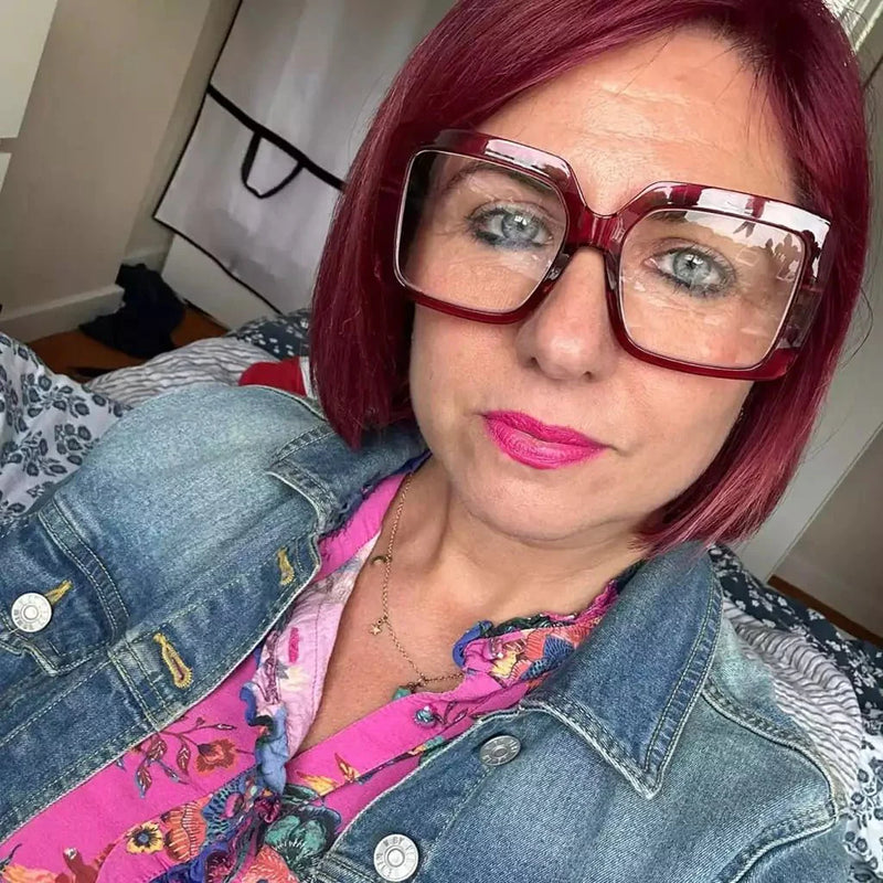 eyekeeper.com Oversized 30% Blue Light Blocking Glasses Metalless Screwless Eyewear R2311-B15 Eyeglasses Dim Gray Black / without magnification,Light Blue / without magnification,Green / without magnification,Rose / without magnification,Red / without magnification,Purple Red / without magnification