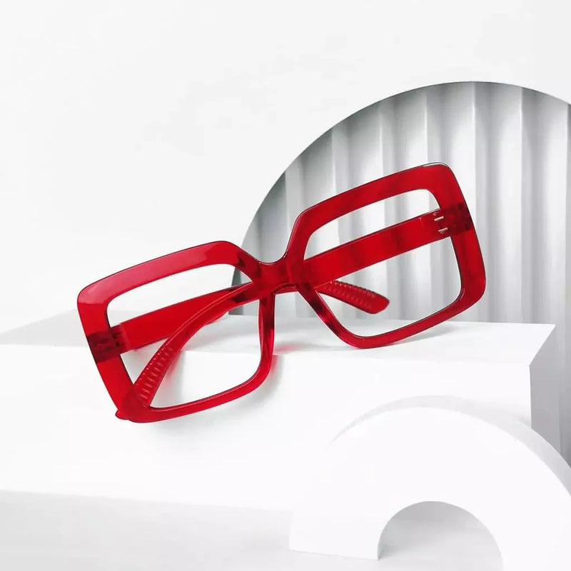 eyekeeper.com Oversized 30% Blue Light Blocking Glasses Metalless Screwless Eyewear R2311-B15 Eyeglasses White Smoke Black / without magnification,Light Blue / without magnification,Green / without magnification,Rose / without magnification,Red / without magnification,Purple Red / without magnification