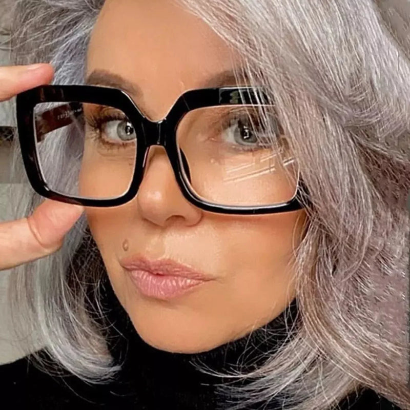 eyekeeper.com Oversized 30% Blue Light Blocking Glasses Metalless Screwless Eyewear R2311-B15 Eyeglasses Black Black / without magnification,Light Blue / without magnification,Green / without magnification,Rose / without magnification,Red / without magnification,Purple Red / without magnification