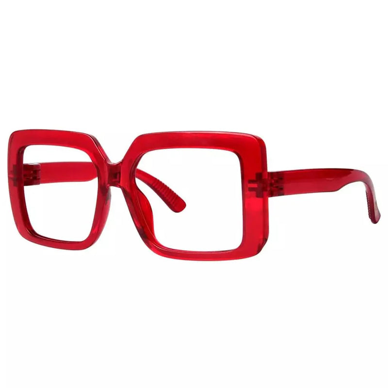 eyekeeper.com Oversized 30% Blue Light Blocking Glasses Metalless Screwless Eyewear R2311-B15 Eyeglasses White Smoke Black / without magnification,Light Blue / without magnification,Green / without magnification,Rose / without magnification,Red / without magnification,Purple Red / without magnification