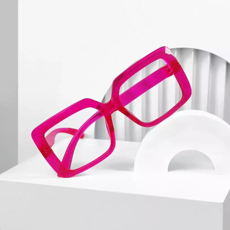 eyekeeper.com Oversized 30% Blue Light Blocking Glasses Metalless Screwless Eyewear R2311-B15 Eyeglasses White Smoke Black / without magnification,Light Blue / without magnification,Green / without magnification,Rose / without magnification,Red / without magnification,Purple Red / without magnification