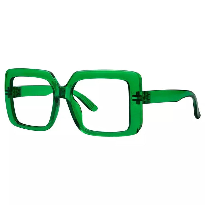 eyekeeper.com Oversized 30% Blue Light Blocking Glasses Metalless Screwless Eyewear R2311-B15 Eyeglasses White Smoke Black / without magnification,Light Blue / without magnification,Green / without magnification,Rose / without magnification,Red / without magnification,Purple Red / without magnification