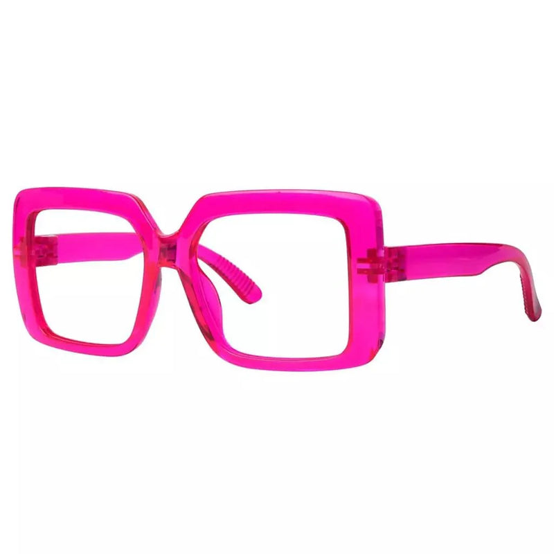 eyekeeper.com Oversized 30% Blue Light Blocking Glasses Metalless Screwless Eyewear R2311-B15 Eyeglasses White Smoke Black / without magnification,Light Blue / without magnification,Green / without magnification,Rose / without magnification,Red / without magnification,Purple Red / without magnification