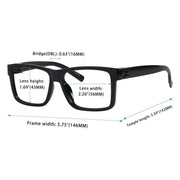 eyekeeper.com Oversized 30% Blue Light Blocking Metalless Eyeglasses R2508-B15 Eyeglasses Lavender Black / without magnification,Clear / without magnification,Green / without magnification,Tortoise / without magnification,Yellow / without magnification,Red / without magnification