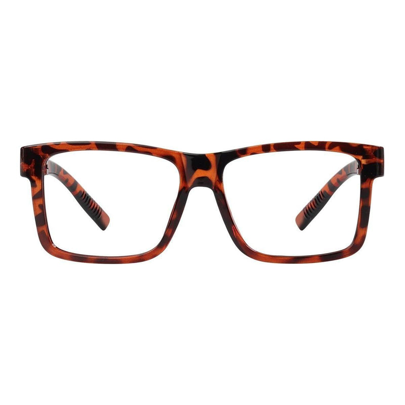 eyekeeper.com Oversized 30% Blue Light Blocking Metalless Eyeglasses R2508-B15 Eyeglasses Dark Slate Gray Tortoise / without magnification