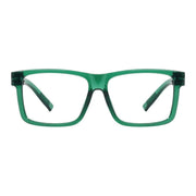 eyekeeper.com Oversized 30% Blue Light Blocking Metalless Eyeglasses R2508-B15 Eyeglasses Sea Green Green / without magnification