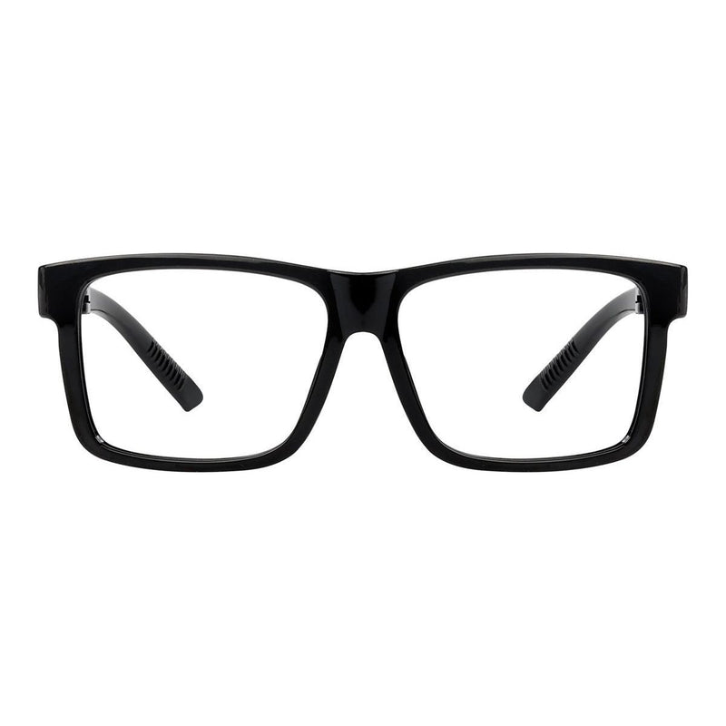 eyekeeper.com Oversized 30% Blue Light Blocking Metalless Eyeglasses R2508-B15 Eyeglasses Black Black / without magnification