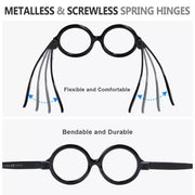 eyekeeper.com Oversized 6 Pack Screwless Metalless Round Reading Glasses R2313 Eyeglasses White Smoke 6 Pairs Mix / +0.50,6 Pairs Mix / +0.75,6 Pairs Mix / +1.00,6 Pairs Mix / +1.25,6 Pairs Mix / +1.50,6 Pairs Mix / +1.75,6 Pairs Mix / +2.00,6 Pairs Mix / +2.25,6 Pairs Mix / +2.50,6 Pairs Mix / +2.75,6 Pairs Mix / +3.00,6 Pairs Mix / +3.25,6 Pairs Mix / +