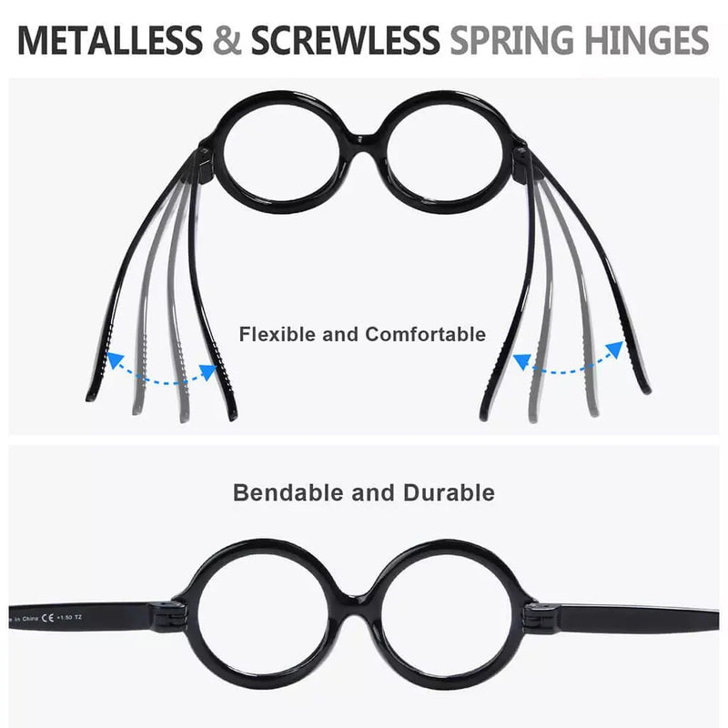 eyekeeper.com Oversized 6 Pack Screwless Metalless Round Reading Glasses R2313 Eyeglasses White Smoke 6 Pairs Mix / +0.50,6 Pairs Mix / +0.75,6 Pairs Mix / +1.00,6 Pairs Mix / +1.25,6 Pairs Mix / +1.50,6 Pairs Mix / +1.75,6 Pairs Mix / +2.00,6 Pairs Mix / +2.25,6 Pairs Mix / +2.50,6 Pairs Mix / +2.75,6 Pairs Mix / +3.00,6 Pairs Mix / +3.25,6 Pairs Mix / +