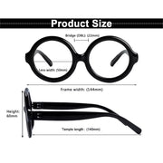 eyekeeper.com Oversized 6 Pack Screwless Metalless Round Reading Glasses R2313 Eyeglasses White Smoke 6 Pairs Mix / +0.50,6 Pairs Mix / +0.75,6 Pairs Mix / +1.00,6 Pairs Mix / +1.25,6 Pairs Mix / +1.50,6 Pairs Mix / +1.75,6 Pairs Mix / +2.00,6 Pairs Mix / +2.25,6 Pairs Mix / +2.50,6 Pairs Mix / +2.75,6 Pairs Mix / +3.00,6 Pairs Mix / +3.25,6 Pairs Mix / +