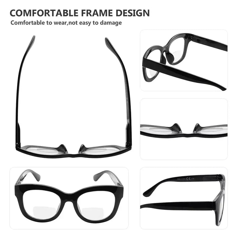 eyekeeper.com Oversized Square Trendy Bifocal Reading Glasses BR1555 Eyeglasses White Smoke Black / +1.00,Black / +1.50,Black / +2.00,Black / +2.50,Black / +3.00,Tortoise / +1.00,Tortoise / +1.50,Tortoise / +2.00,Tortoise / +2.50,Tortoise / +3.00,Grey Tortoise / +1.00,Grey Tortoise / +1.50,Grey Tortoise / +2.00,Grey Tortoise / +2.50,Grey Tortois