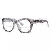 eyekeeper.com Oversized Square Trendy Bifocal Reading Glasses BR1555 Eyeglasses White Smoke Grey Tortoise / +1.00,Grey Tortoise / +1.50,Grey Tortoise / +2.00,Grey Tortoise / +2.50,Grey Tortoise / +3.00