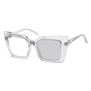 eyekeeper.com Oversized Transition Photochromic Reading Glasses BSR2141 Eyeglasses White Smoke Clear / +0.50,Clear / +1.00,Clear / +1.50,Clear / +1.75,Clear / +2.00,Clear / +2.50,Clear / +3.00,Clear / +3.50,Clear / +4.00