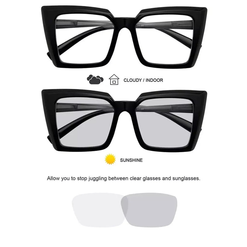 eyekeeper.com Oversized Transition Photochromic Reading Glasses BSR2141 Eyeglasses White Smoke Black / +0.50,Black / +1.00,Black / +1.50,Black / +1.75,Black / +2.00,Black / +2.50,Black / +3.00,Black / +3.50,Black / +4.00,Clear / +0.50,Clear / +1.00,Clear / +1.50,Clear / +1.75,Clear / +2.00,Clear / +2.50,Clear / +3.00,Clear / +3.50,Clear / +4.00,Bro