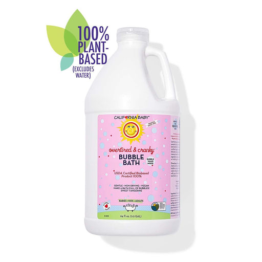 California Baby Overtired & Cranky™ Bubble Bath Bubble Bath White Smoke 64oz/half gallon