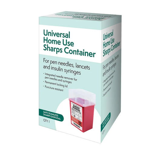 Owen Mumford Universal Home Use  Sharps  Container Containers White Smoke